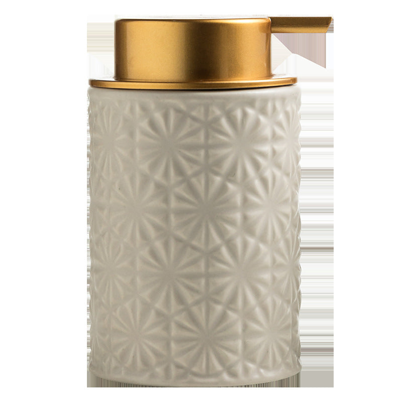 Matte Ceramic Foam Pump Dispenser Bottle 340ml