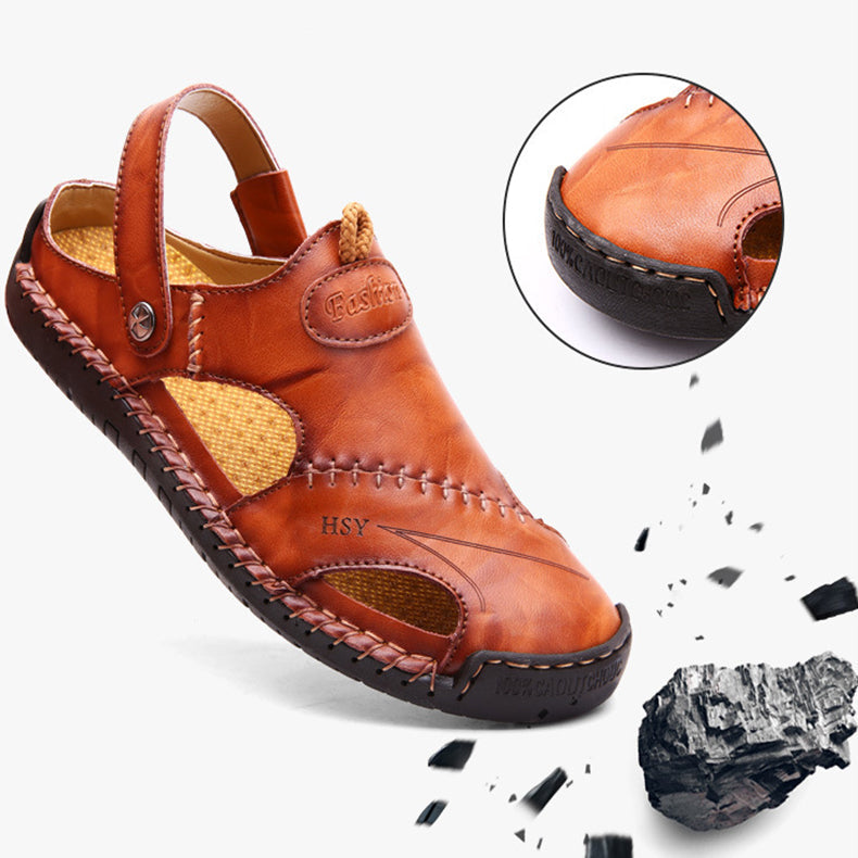 Men's Closed-Toe Leisure Sandals