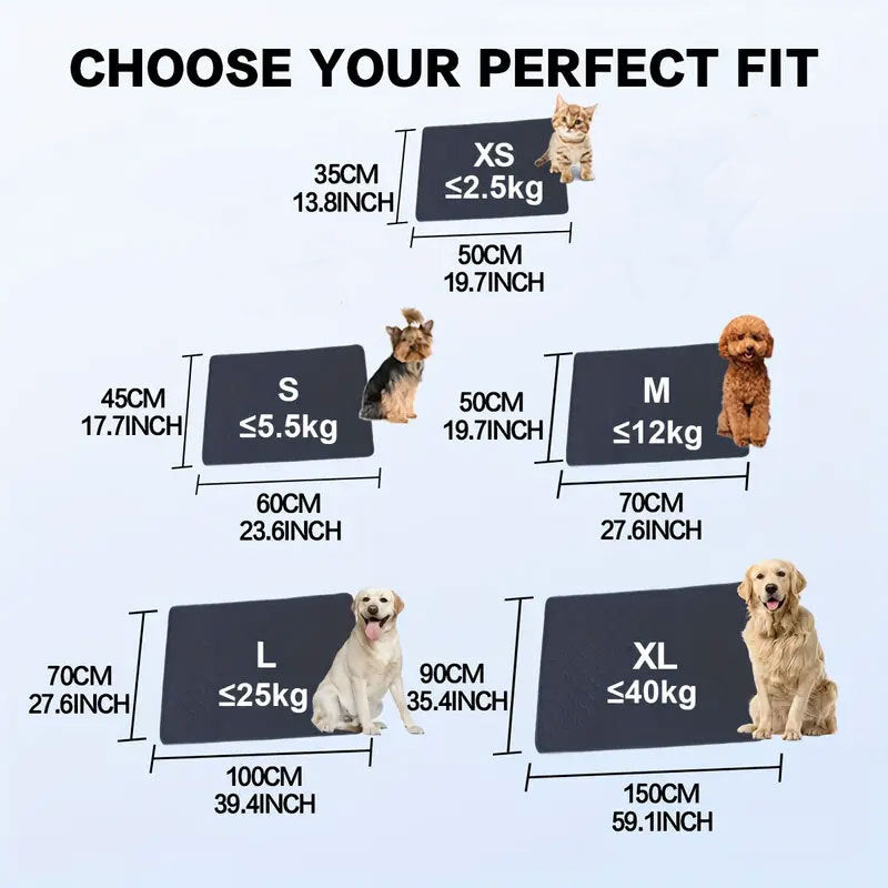 Washable Dog Pee Pads – Reusable Waterproof Training Pads