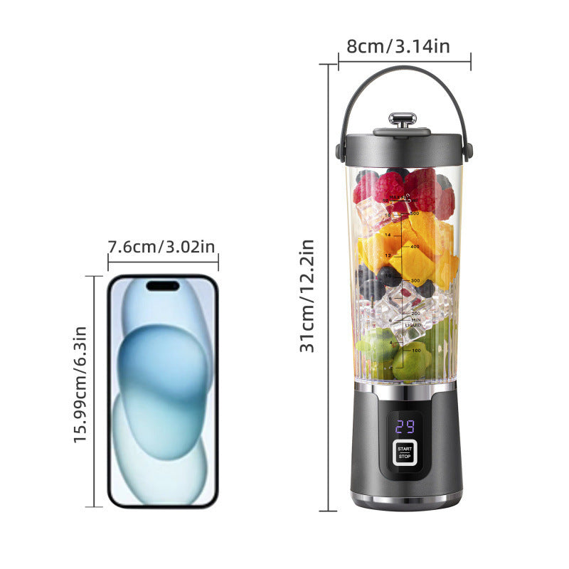 Portable Mini Electric Juicer Cup 400ml Wireless USB