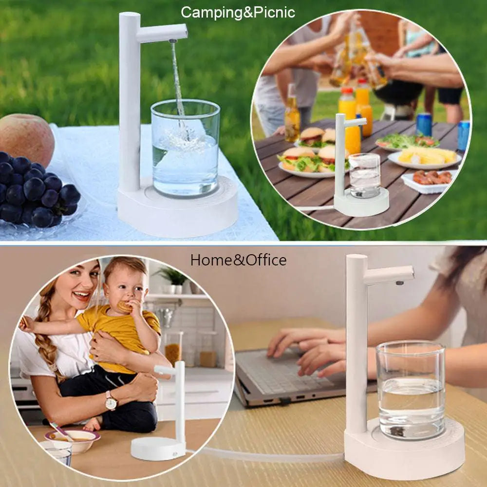 Dark Blue Smart Desk Dispenser Electric Water