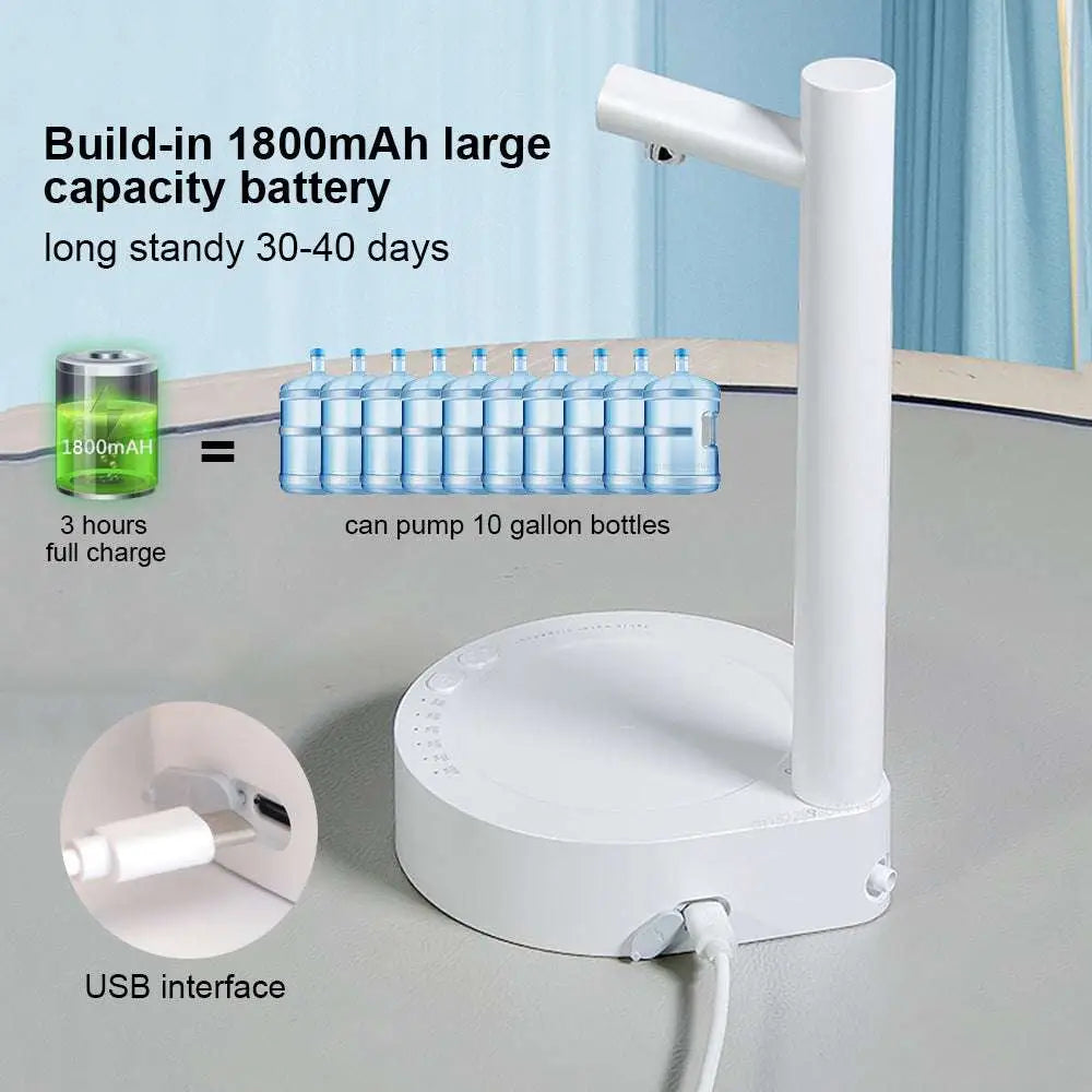 Dark Blue Smart Desk Dispenser Electric Water