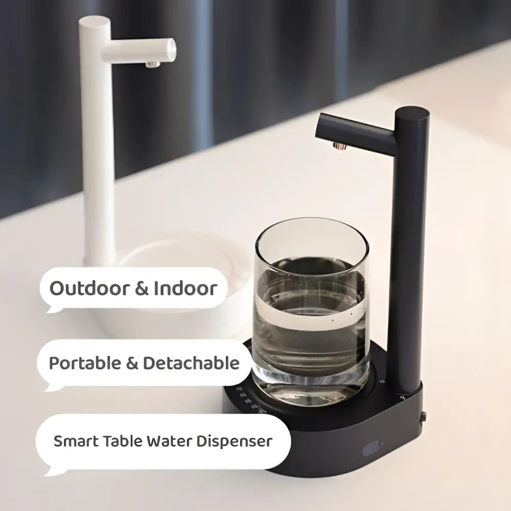 Dark Blue Smart Desk Dispenser Electric Water