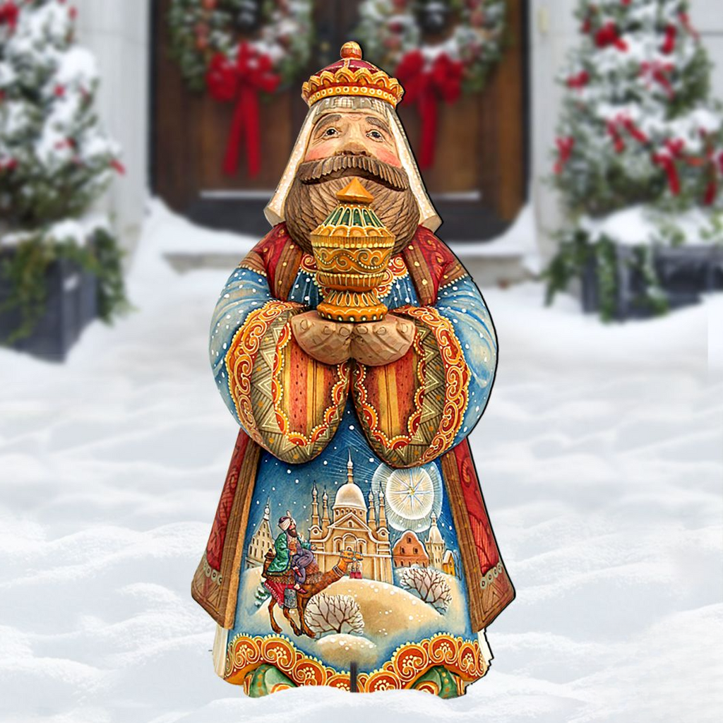 King Balthazar Nativity Outdoor Decor by G. Debrekht  Nativity Holiday Decor, Exquisite Holiday Addition by G. Debrekht - 8152653F