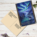 Aurora Borealis Glacier & Whale Art Card by G. Debrekht - 97115GC