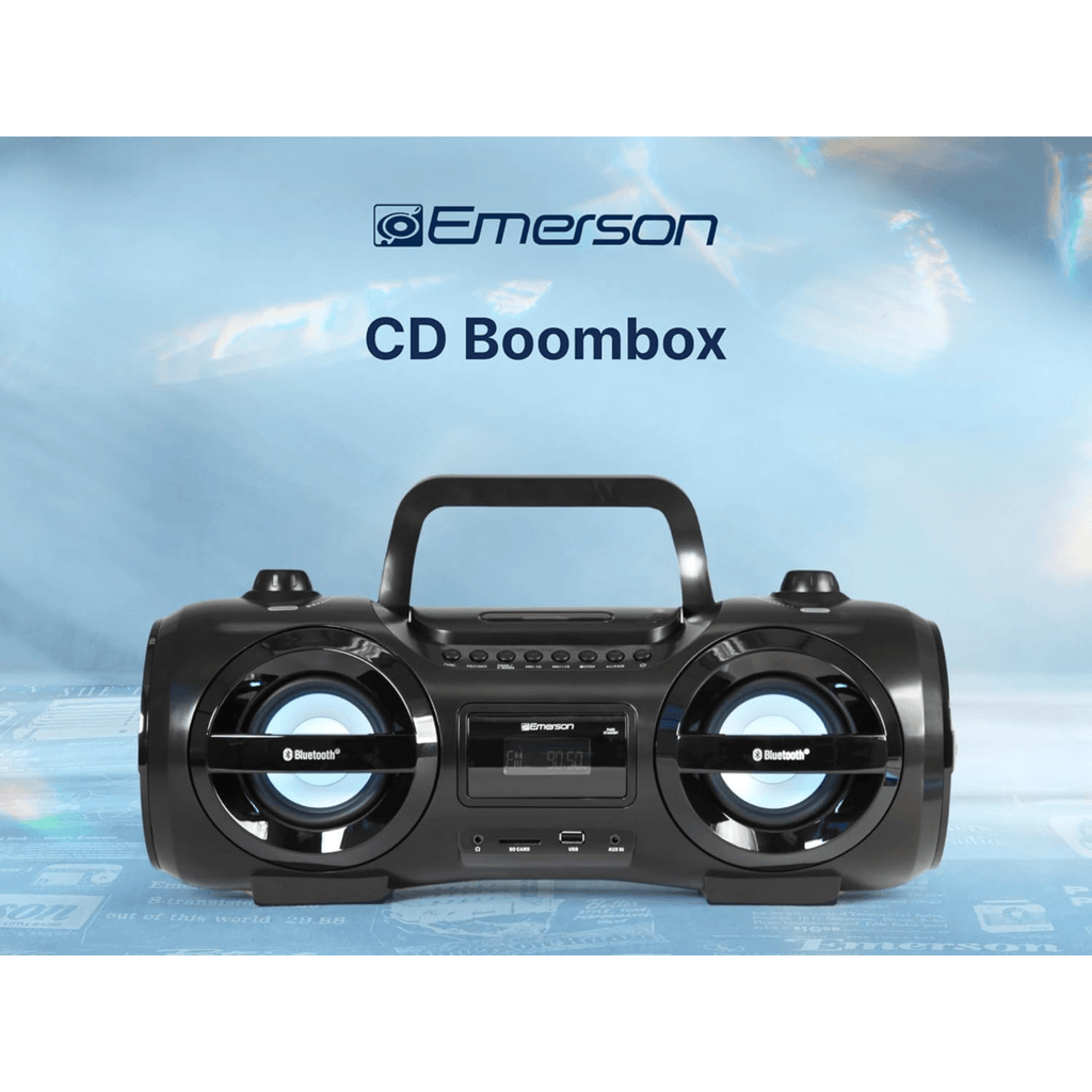 Emerson Retro Portable CD Boombox - Refurbished