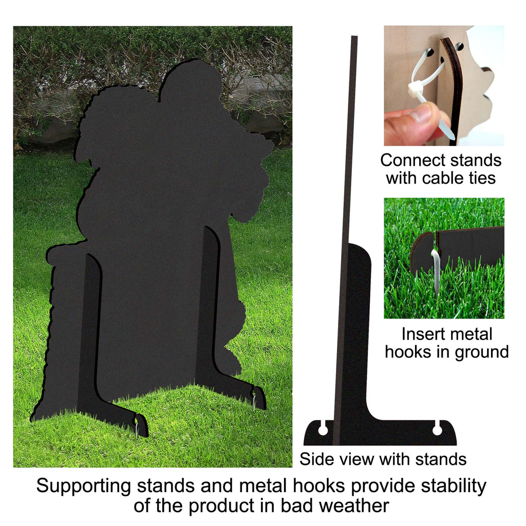 Nativity-Themed Christmas Tree Outdoor Indoor Decor Wooden Christmas Decoration by G. Debrekht Christmas Decor - 8191503-3F