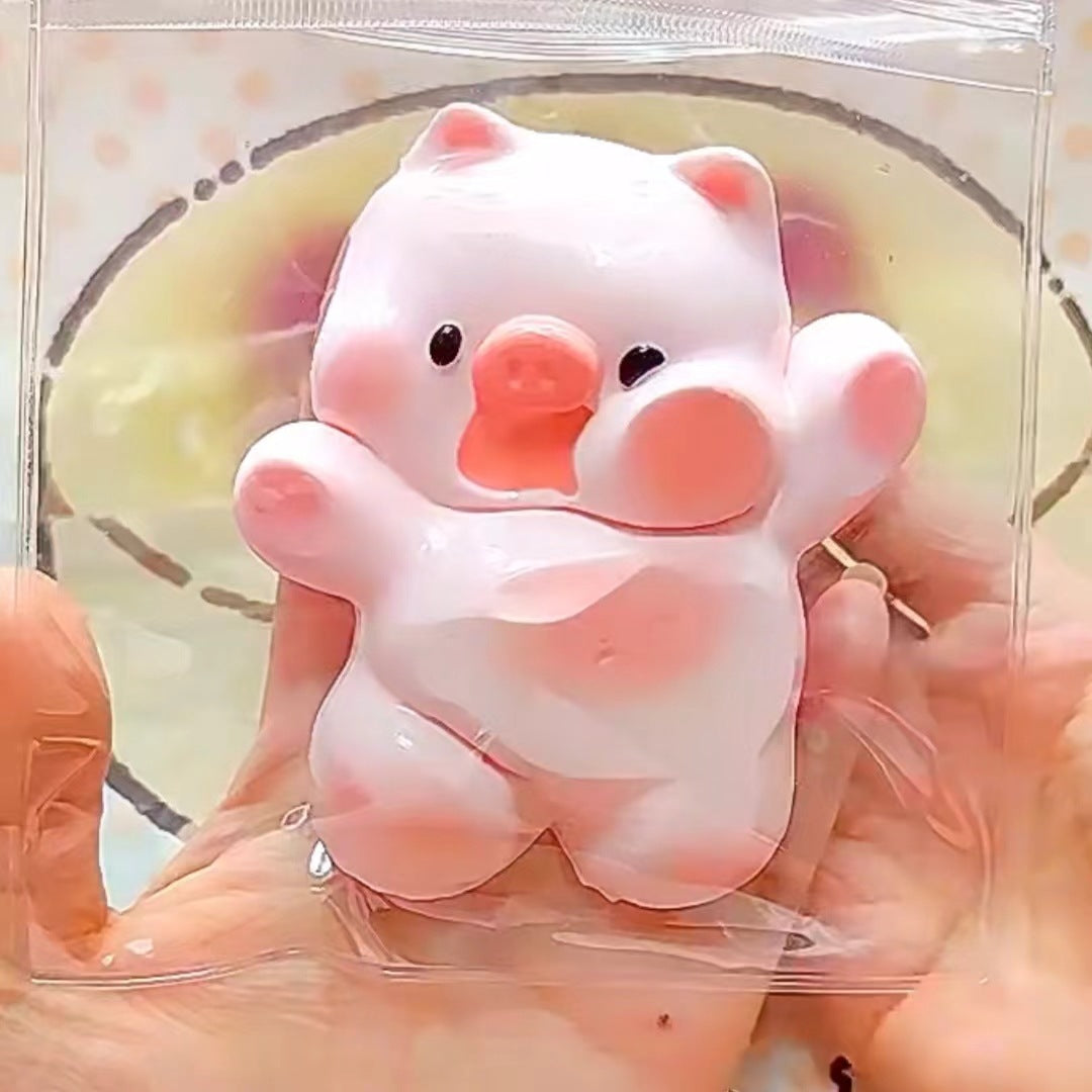 Sleepy Bag Pig Silicone Mold – DIY Squishy, Chocolate & Craft Mold