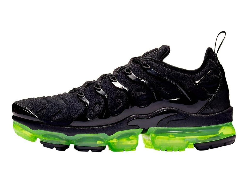 Nike Air VaporMax Plus Black Volt Sole Sneakers - Men's