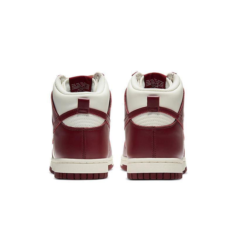 Nike Dunk High 'Sail Team Red'