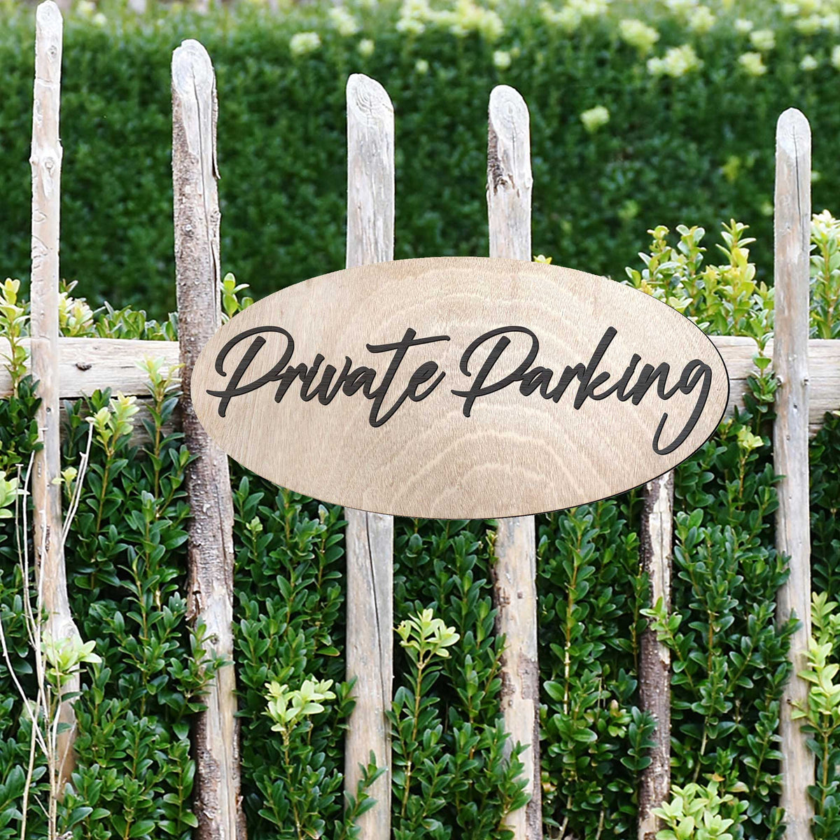 Private Parking sign, Business sign, made in the USA sign, Birch wood sign, Lightweight sign - 320330