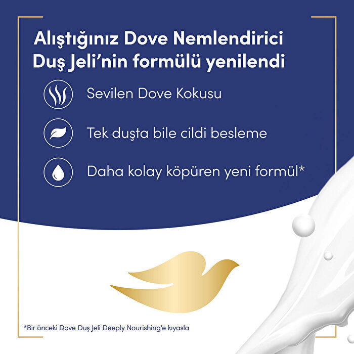 Dove Deeply Nourishing Body Wash 450ml - Hydrating & Gentle | Daily Use