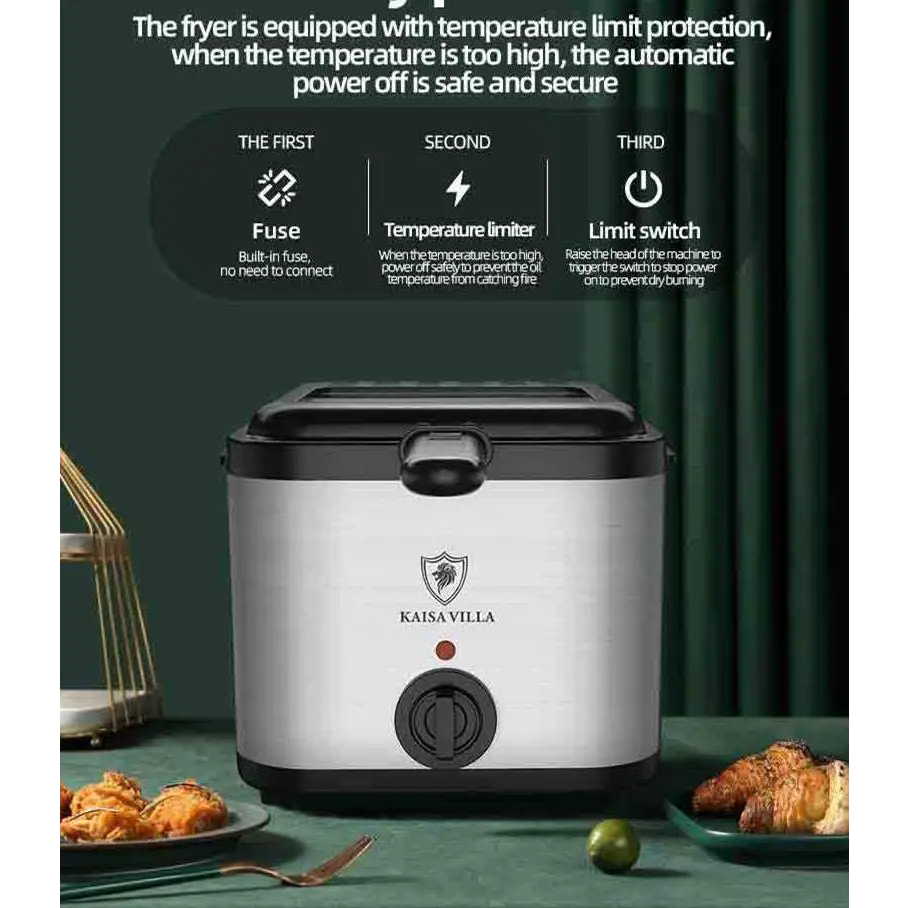 Electric Air Fryer with Transparent Lid for French Fries