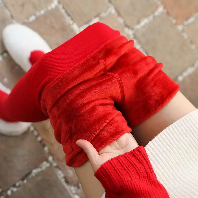 Embroidered Red Cardigan with Outer Nylon Single Layer Stepping Pants