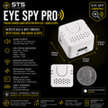Eye Spy Pro Passive Surveillance Detector with LED + Audio Alerts BLE, WiFi, ALPR, AirTag & Camera Awareness Tool
