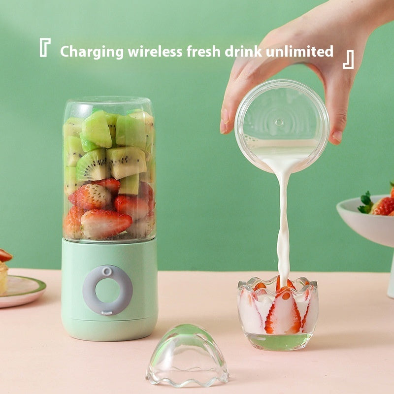 Portable Mini Wireless Juicer Cup 400ml 6-Blade USB