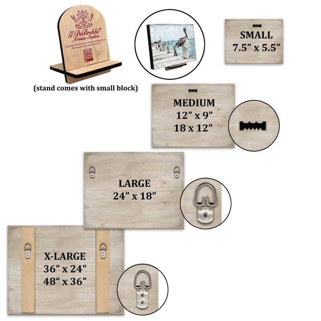 My Christmas Wish Art Wooden Wall Art by D. Gelsinger - Nativity Holiday Decor - 95656B-0703