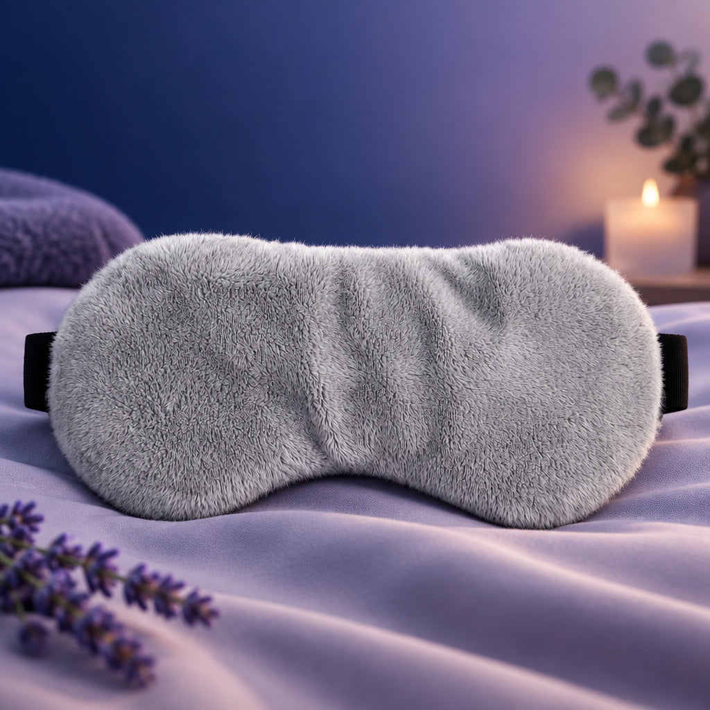 130g 3D Weighted Sleep Mask with Light-Blocking Design
