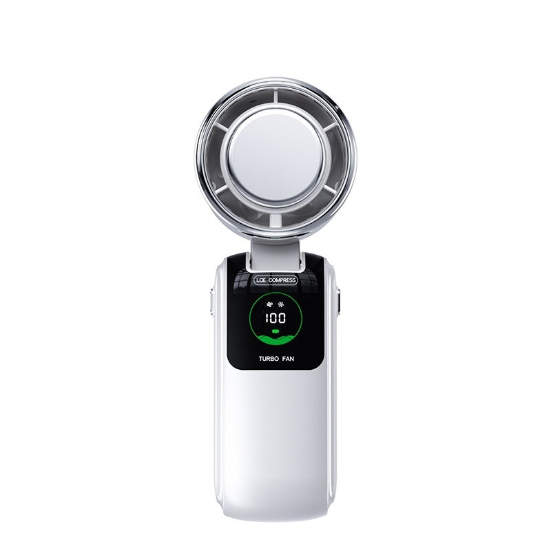Foldable Neck Fan — 4000mAh, 6+ Speeds, Handheld or Wearable
