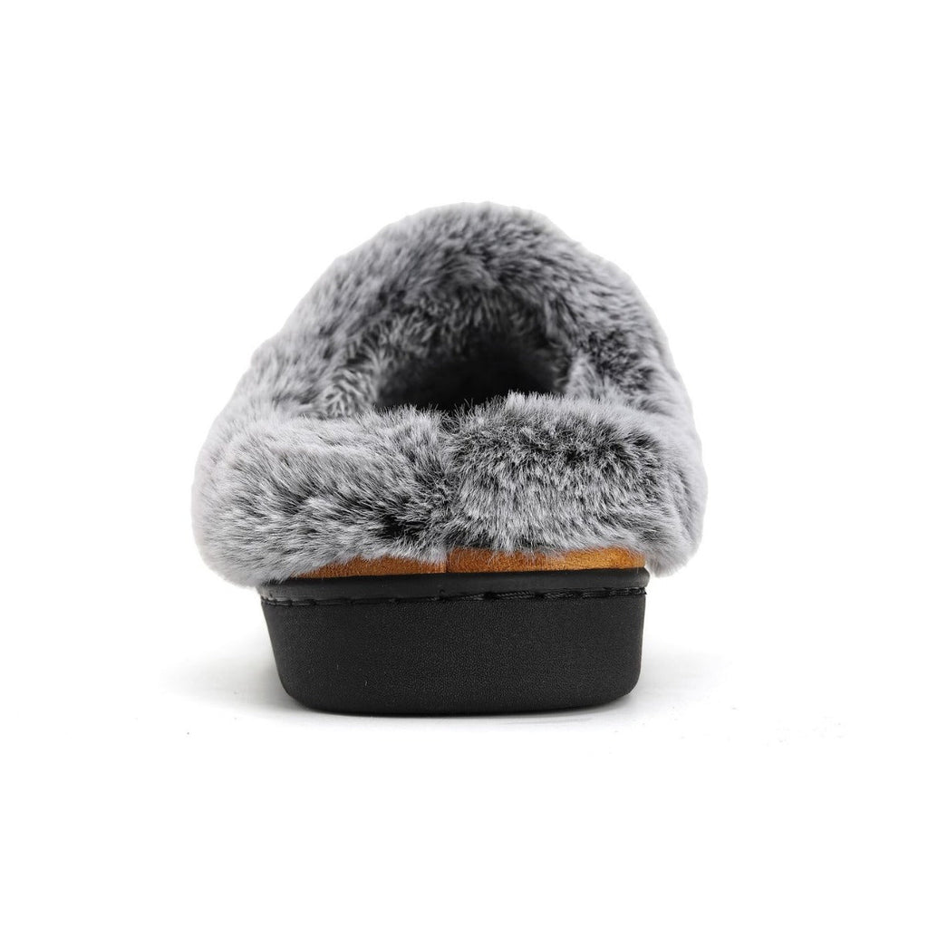 Unisex Plaid Fleece-Lined Slippers – Non-Slip Thickened Indoor Outdoor Shoes | EU 40–49