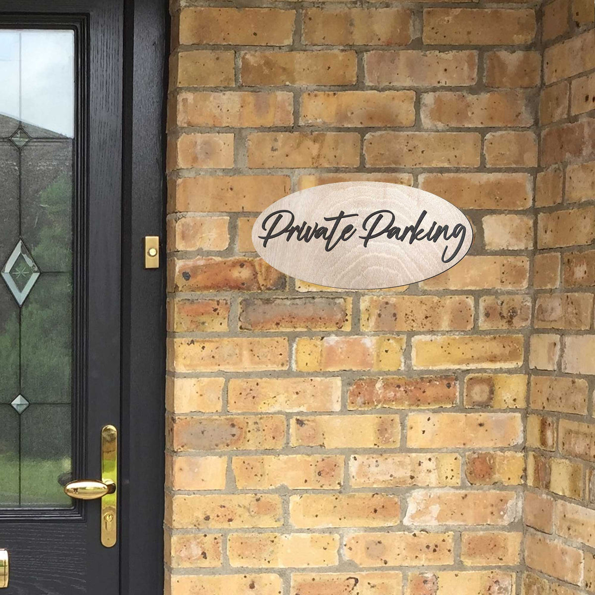 Private Parking sign, Business sign, made in the USA sign, Birch wood sign, Lightweight sign - 320330