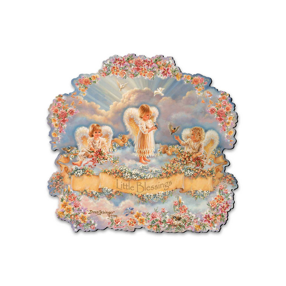 Little Blessings Nativity Door Decor by D. Gelsinger - Nativity Holiday Decor - 8461017H-0708