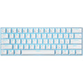 Royal Kludge RK61 Wireless Mechanical Keyboard, Gaming Keyboard (White, US Layout, Brown Switch, 60%, RGB, Hot Swap, 2.4 GHz USB-C Bluetooth)