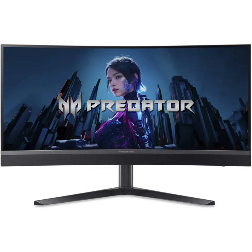 Acer Predator X34 V3 34 curved ultrawide gaming monitor (black, 180 Hz, HDMI, DisplayPort, USB, audio, AMD Free-Sync)