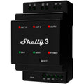 Shelly pro 3 relay (black, 3-channel, wifi, lan, bluetooth)
