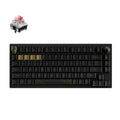 Keychron black myth wukong wireless mechanical keyboard deluxe edition (black, us layout (qwerty), ttc gold pink, 75%, rgb leds, non-shine-through pbt, hot swap, usb-c | 2.4 ghz | bluetooth 5.1)