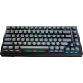 Ducky ProjectD Tinker 75 with QMK VIA, keyboard (black white, US layout, Cherry MX Red, RGB LED, double-shot PBT, hot-swappable, gasket mount, 75%)