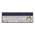 Iqunix f97 starry tryst rgb mechanical gaming keyboard (dark blue, us layout (qwerty), gateron red, 96%, rgb leds, hot-swappable, pbt, 2.4ghz | bluetooth 5.1 | usb-c)
