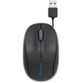 Kensington pro fit retractable mobile mouse (black, 1000dpi)