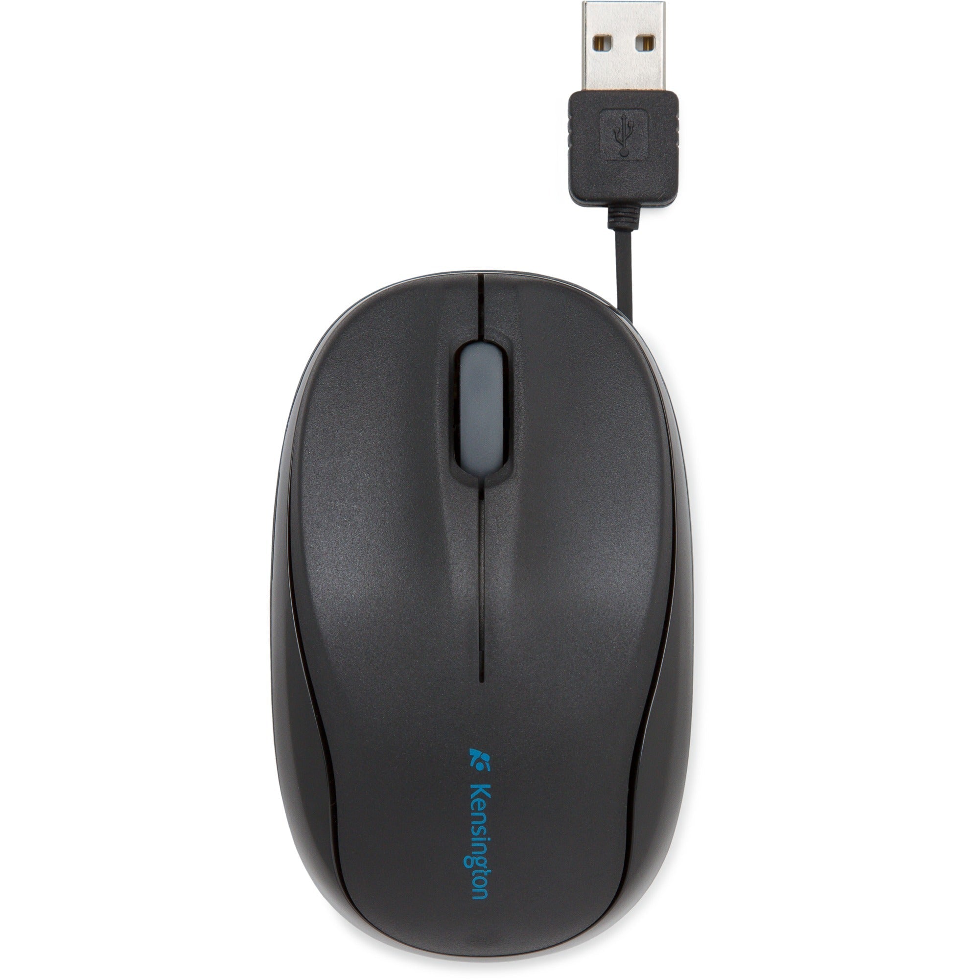Kensington pro fit retractable mobile mouse (black, 1000dpi)