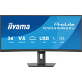 Iiyama Prolite XCB3494WQSU-B1 34 curved ultrawide monitor (black, 2x HDMI, display port, 2x USB-A, 2x USB-C)