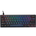 Ducky one 3 pro mini rgb mechanical gaming keyboard (black, us layout (qwerty), cherry mx2a brown, 60%, rgb led, double-shot pbt, quack mechanics, hot swap)
