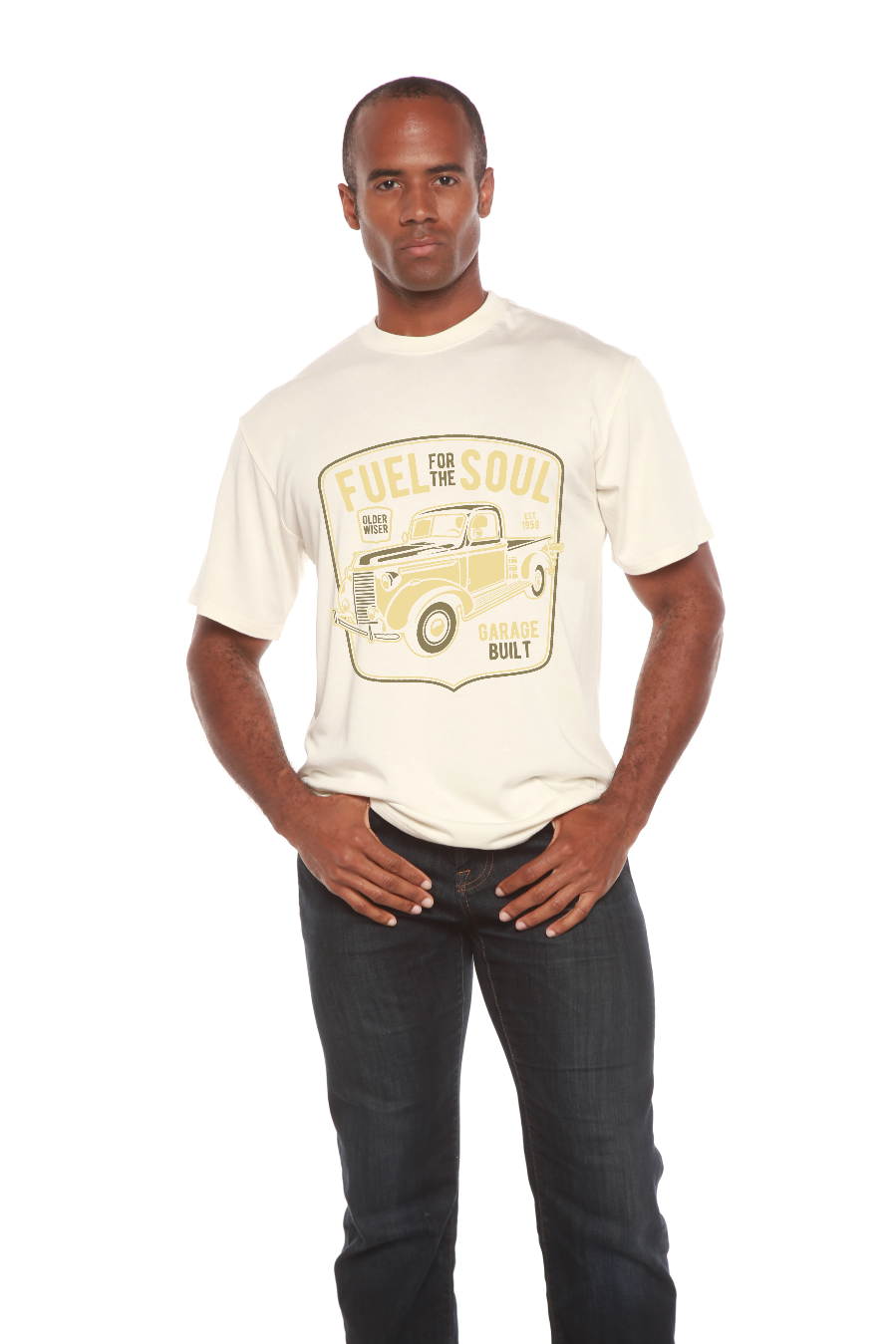 Fuel For The Soul Men's Bamboo Viscose/Organic Cotton Short Sleeve Graphic T-Shirt
