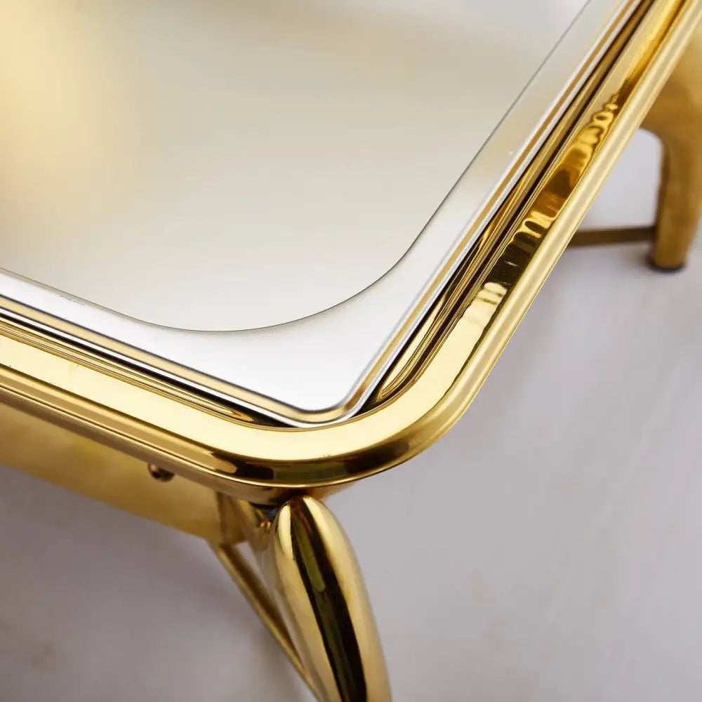 Gold Stainless Steel Hotel Restaurant Bufei Buffet Stove