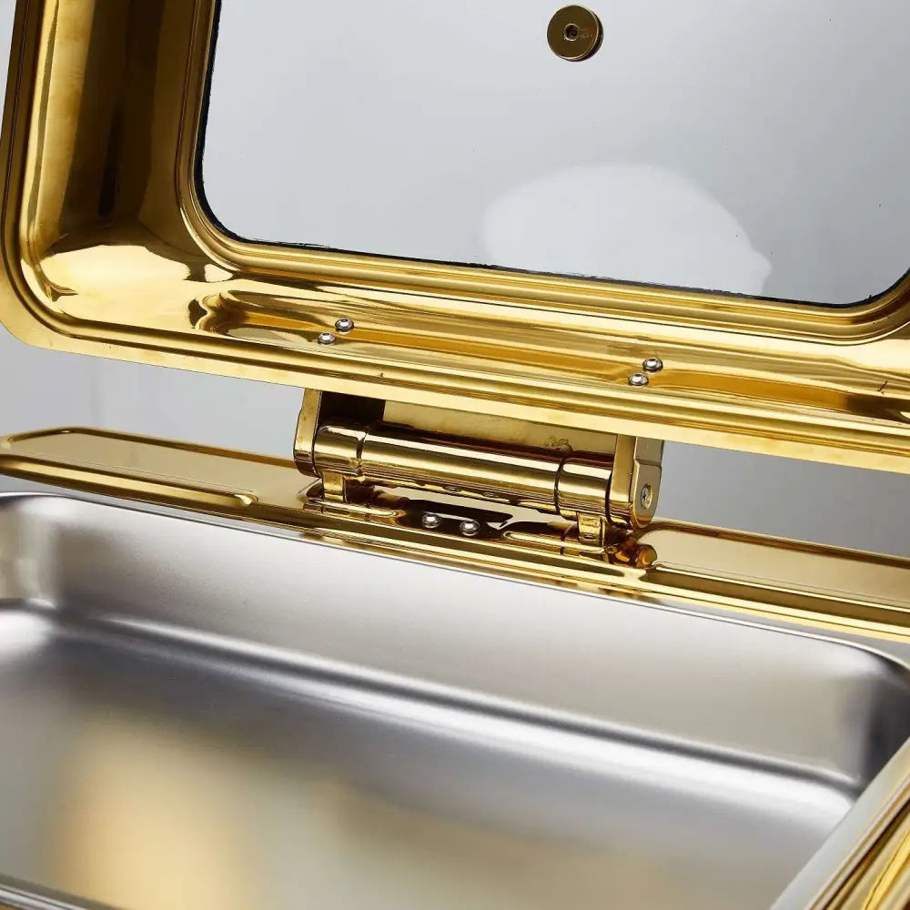Gold Stainless Steel Hotel Restaurant Bufei Buffet Stove