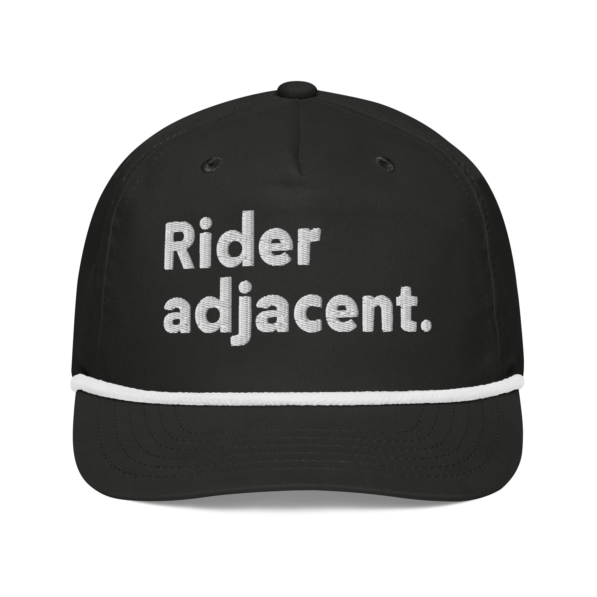 'Rider adjacent' Rope Snapback Cap