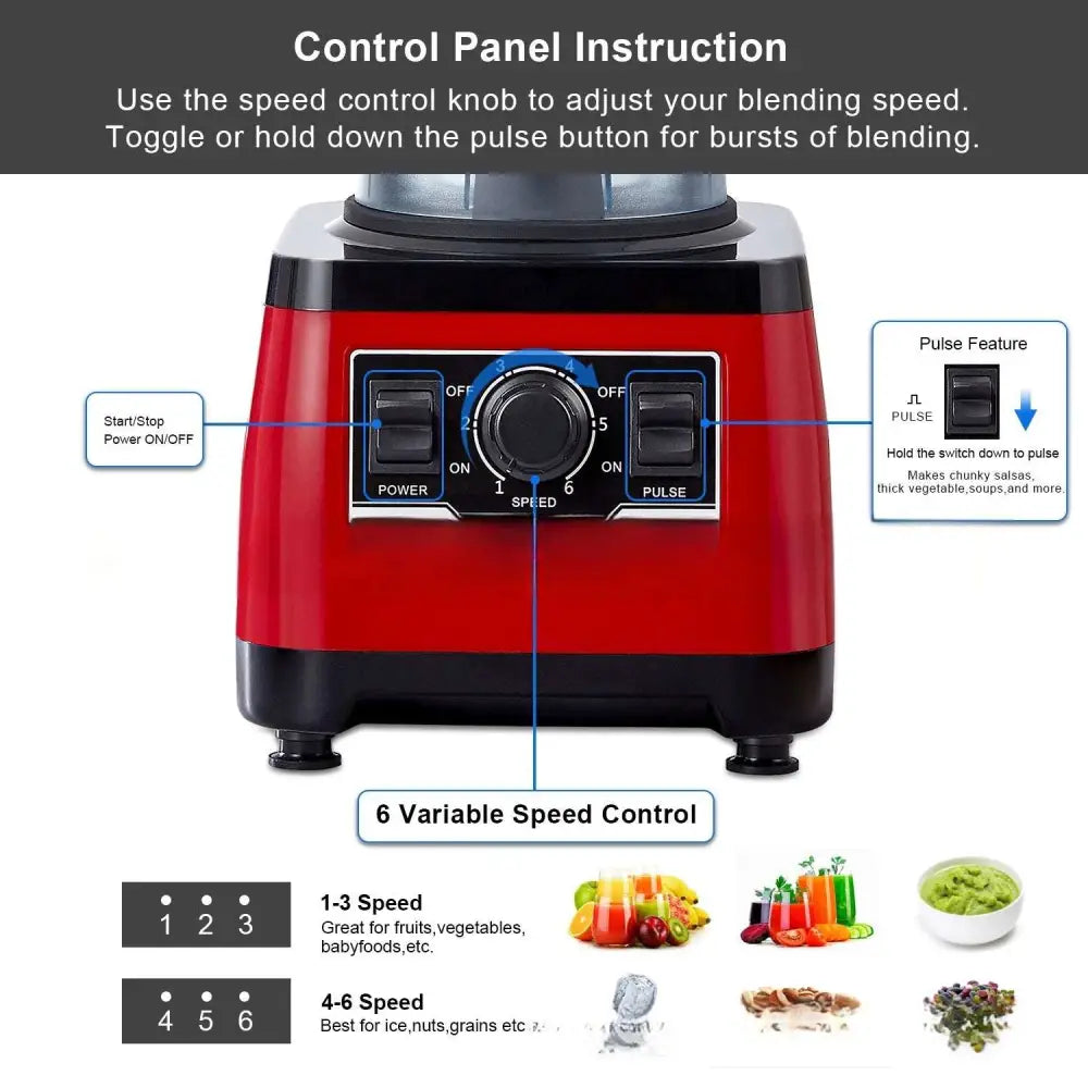 High Power Commercial Blender with Royale Essence Lux