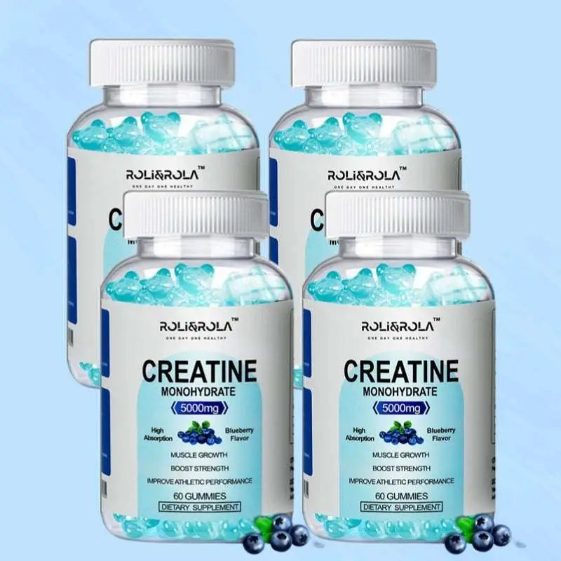 High Strength Creatine Monohydrate Gummies 120 Count