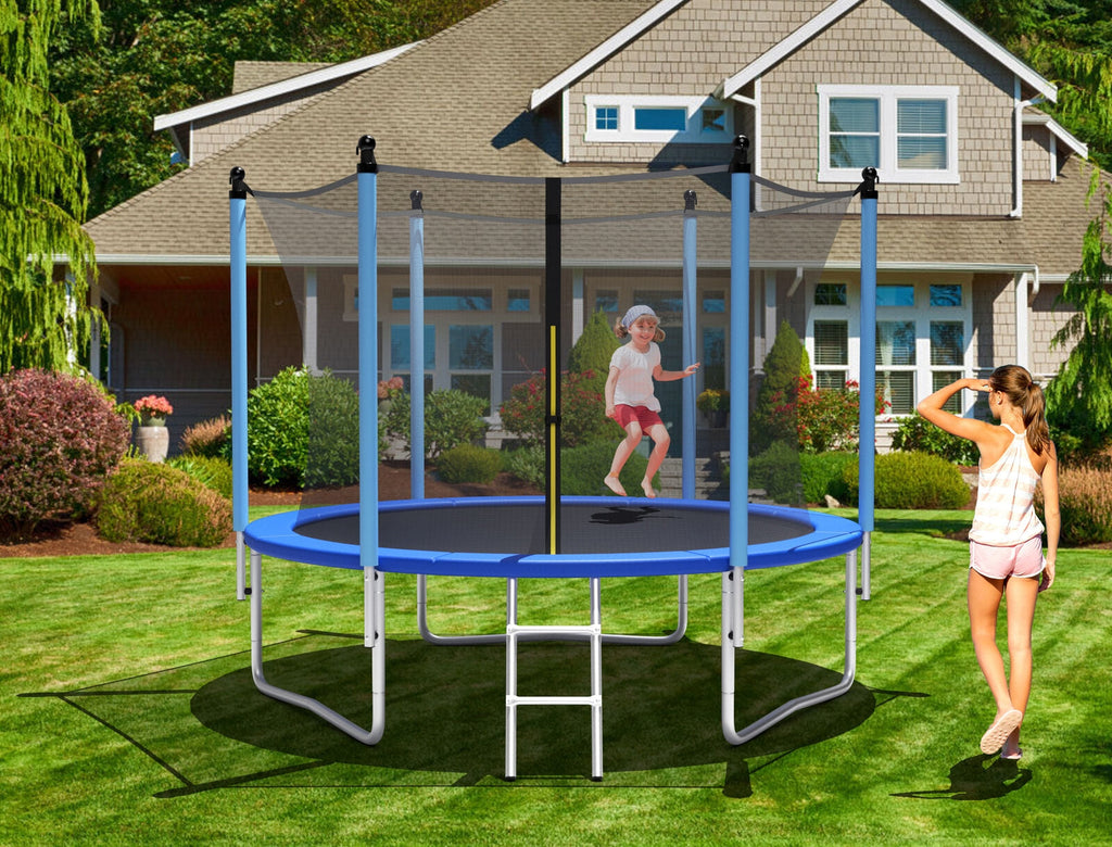 Outdoor Trampoline with Safety Closure Net-15 ft