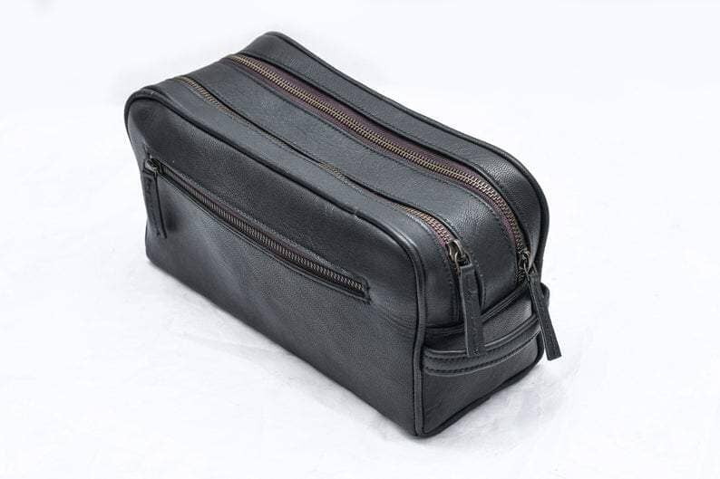The Twin Section Toiletry- Black