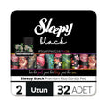 Sleepy Black Premium Plus Long Daily Liners 32 Count