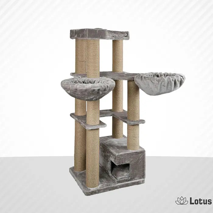 Lotus Pet Design Luxembourg Grey Cat Scratcher Post