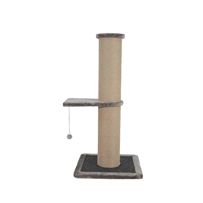 Lotus Pet Design Single Grey Cat Scratching Post 86cm