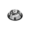 M-Pets Petjoy Catfamily Stainless Steel Pet Bowl Medium