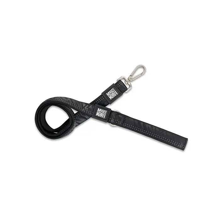Max & Molly Matrix 2.0 Black Dog Leash with Padded Grip Small