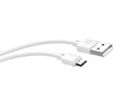 Techancy Cabo De Dados Usb-Micro Branco TB1707, 2 M De Comprimento, 2,4 A De Carregamento, Compatível Com Microdispositivos